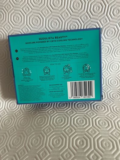 Seoulista Hydrate Eye Lift Cryo Cooling Eye Patches 3 Pack