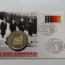 German Military coin-medal stamp cover 1956 - 1996 Image 2
