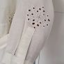 ZARA cream cotton/linen mix shirt dress Sz XXL(Fit 10-12UK) Image 6