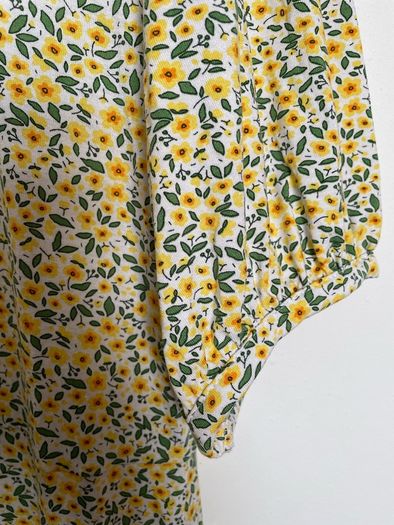 M&S yellow mix floral  dress size 16 - New