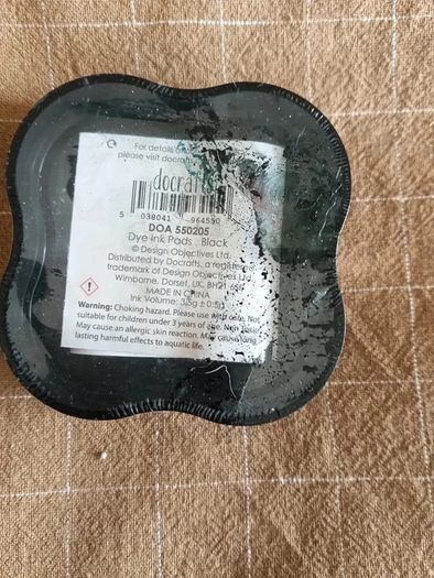 Stamp Ink Pad Black