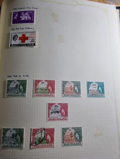 Stamp album 153 Botswana, Lesotho