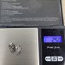 Sterling Silver 925 Open Heart Stud Earrings Heart Cut Cubic Zirconia Image 6