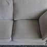 Light grey fabric corner sofa Image 4