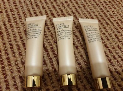 Three Brand New Estee Lauder The Illuminator Radiant Perfecting Primer + Finisher 45ml in total