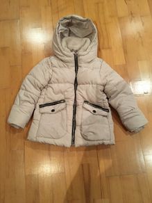 Zara Girls Down Jacket, size- 7years