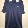 Mens Adidas performance polo t shirt 100% polyester size medium golf sports Image 2