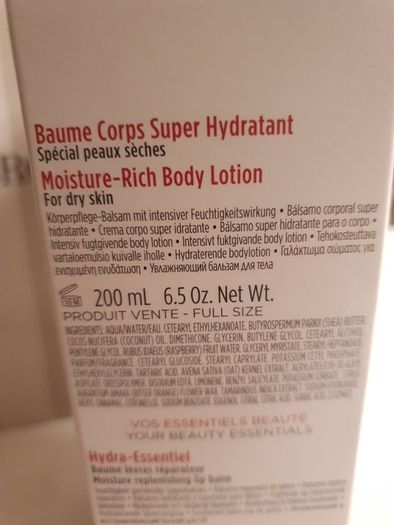 FREE Tote Bag or make up bag - Clarins Body Hydration Essentials- Brand New Boxed 3 piece Set