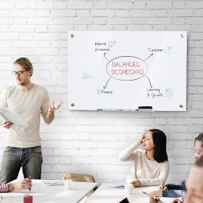 Magnetic Glass Dry Erase Whiteboard