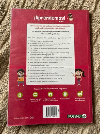 JC Spanish Aprendemos Book 1 Textbook & Portfolio