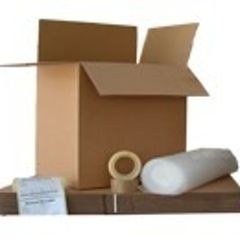 Starter house moving kit tape/boxes