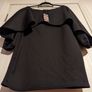 stunning off the shoulder, Cape sleeve, mini dress Image 2