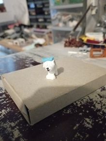 Lego animals white dog