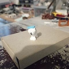 Lego animals white dog