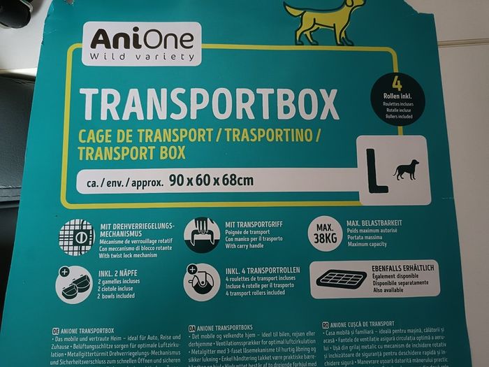 Large dog Transport Box