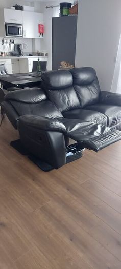 3 Seater Reclining Leather Sofa