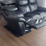 3 Seater Reclining Leather Sofa Image 2