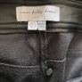 Never Fully Dressed PU vegan leather dungarees in black Image 8