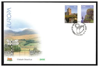 2004 Ireland Europa Holidays Commemorative Stamps An Post First Day Cover (FDC)