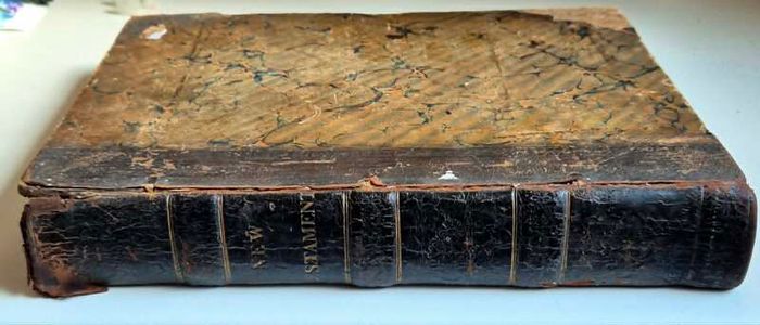 James A. M Namara. Controversial Rhemish Bible. Ireland, Cork City, 1818. The New Testament, Translated From The Latin Uulgate, First Published At The English College, At Rheims, A. D. 1582
