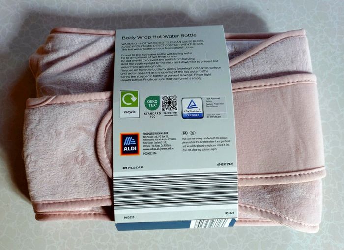 Easy Home Body Wrap Hot Water Bottle (new).