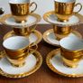 Gold coffee cup and saucer by TK Thun Image 3