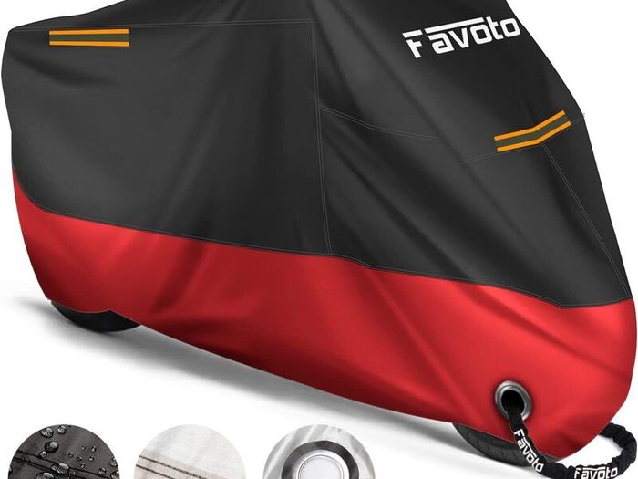 Outdoor Motorcycle Cover 210D Waterproof Outdoor Motorbike Cover