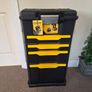 Stanley Rolling Workshop 2-in-1, Modular Construction, 4 Removable Tool Boxes with Quick Release, Telescopic Aluminium Handle Image 3