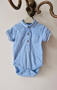 Baby boy polo vest/bodysuit
