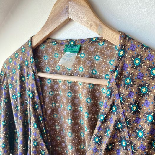VTG Kenzo Wrap Blouse
