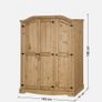 Mexican Pine wardrobe Image 4