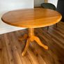 solid wood table and chairs Image 2