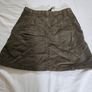 The Kooples Green Khaki Denim Cargo Skirt Image 6