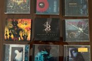 Nine CDs by Canadian band Skinny Puppy and a bootleg. Five euros each or fifty euros for the lot including postage.