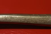 Pewter ornate serving Fork &amp; spoon/ Seagull/ Canada/1998