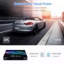 4K TV Box 4GB LPDDR4 SDRAM 128G Flash for Amlogic S922X Android 9.0 Dual WiFi BT5.0 1000M RJ45 4K Media Player pure Image 4
