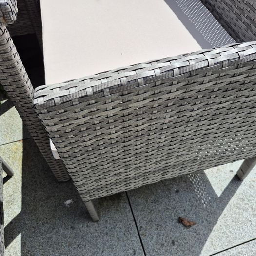 6 seater almost new rattan dining set