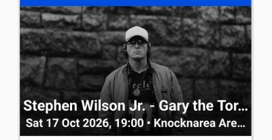 2 x Stephen Wilson Jnr Tickets