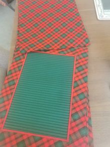 Tartan tablemats