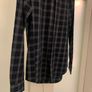 Zara Mens Navy Check/Tartan Shirt Image 8