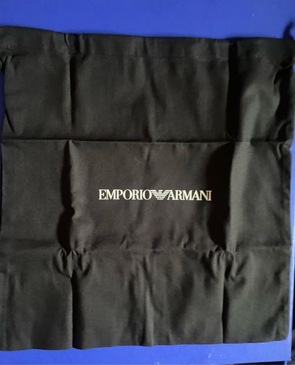 Armani cotton drawstring bag