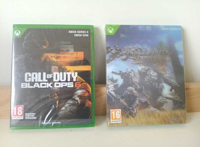 Call of Duty Black Ops 6 and monster hunter Xbox 30e each