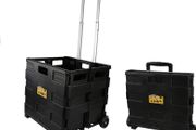 Grand Pack-N-Roll Portable Tools Carrier with Telescopic Handle, 80 Lb. Load Capacity, Black (FREE POSTAGE)
