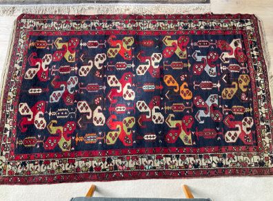 Hand knotted Turkish rug