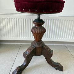 antique piano swivel stool