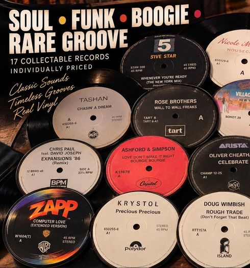 Rare Vinyl Collection (soul - Funk - Boogie - Rare Groove) Sold Individually