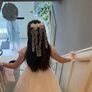 Communion Dress & Accessories and shoes ages 9 poinsettia Image 6