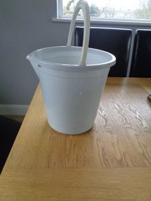 Plastic Bucket with Pouring Spout for Sale