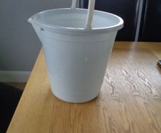Plastic Bucket with Pouring Spout for Sale