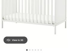 ikea cot 70 x 140 white